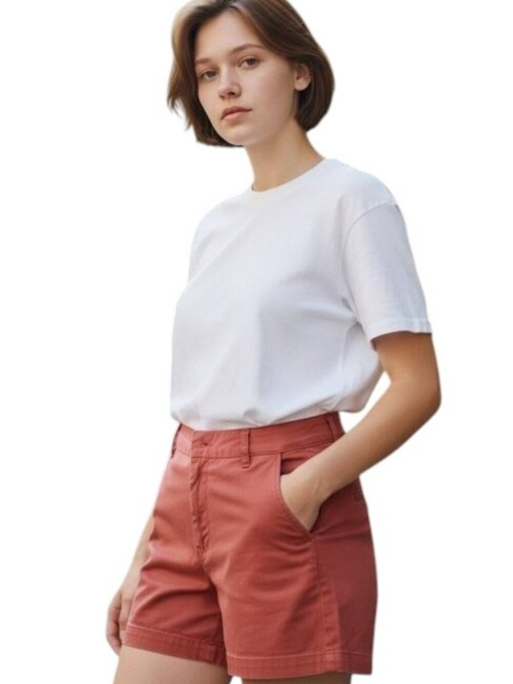 J Crew | Woman's Shorts | Coral Classic Chino | Size 8 (M)